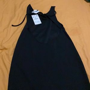 Zara black dress m, Bebe pink top xl, mustard top